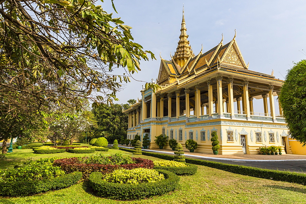 The Moonlight Pavilion, Royal Palace, in the capital city of Phnom Penh, Cambodia, Indochina, Southeast Asia, Asia