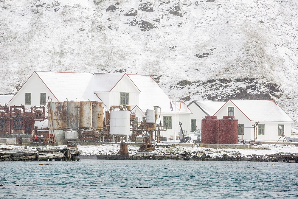 British Antarctic Survey Research Station at King Edward Point, South Georgia, UK Overseas Protectorate, Polar Regions