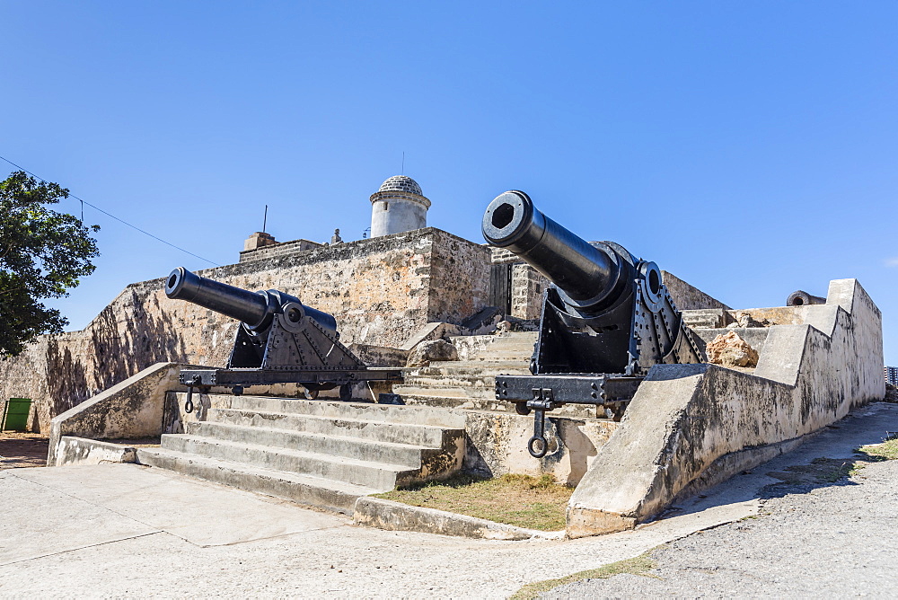 The Castillo de Jagua fort, erected in 1742 by King Philip V of Spain, near Cienfuegos, Cuba, West Indies, Caribbean, Central America