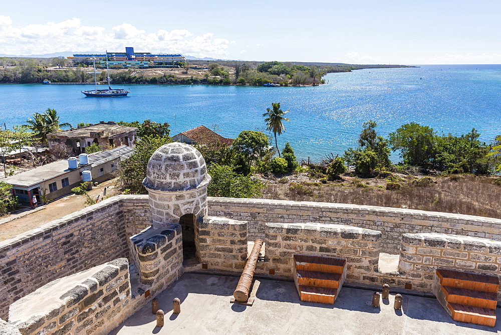 The Castillo de Jagua fort, erected in 1742 by King Philip V of Spain, near Cienfuegos, Cuba, West Indies, Caribbean, Central America