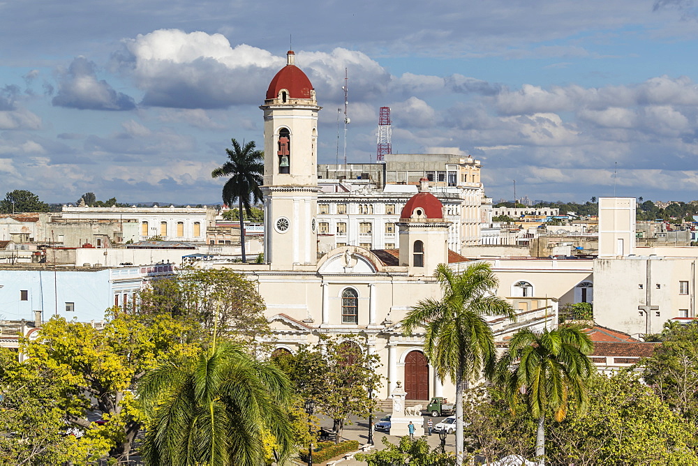 The Catedral de la Purisima Concepcion in Plaza Jose Marti, Cienfuegos, UNESCO World Heritage Site, Cuba, West Indies, Caribbean, Central America