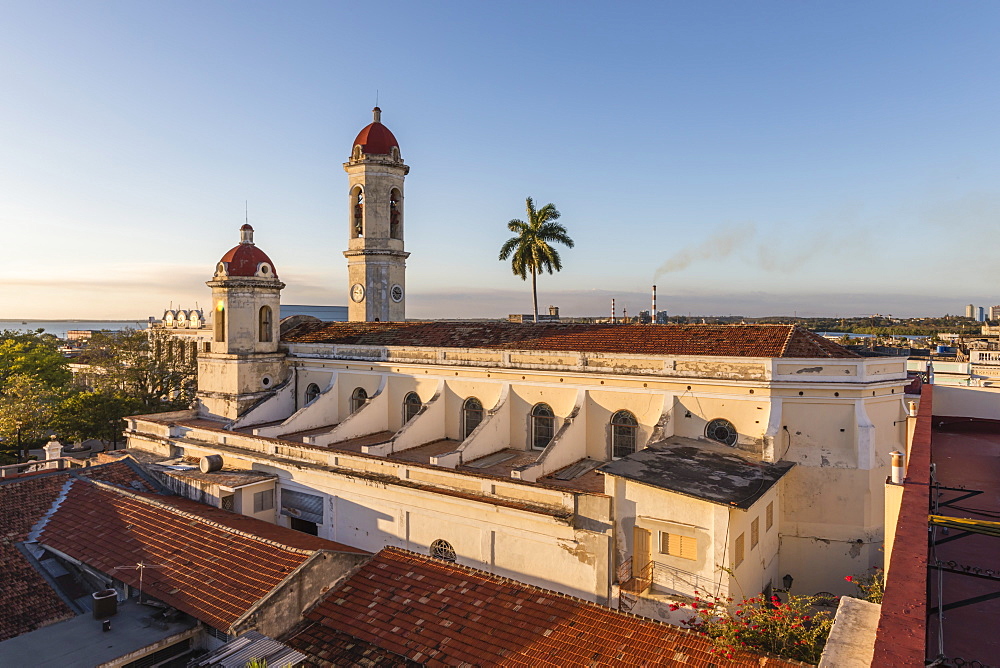 The Catedral de la Purisima Concepcion in Plaza Jose Marti, Cienfuegos, UNESCO World Heritage Site, Cuba, West Indies, Caribbean, Central America