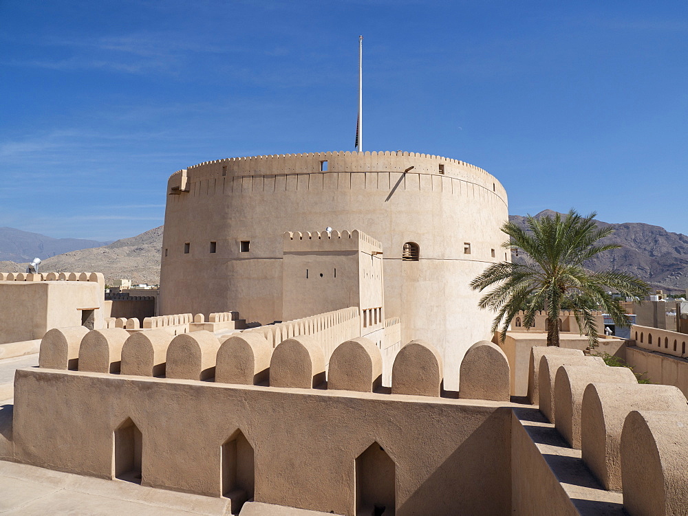 Inside the Nizwa Fort, Nizwa, Sultanate of Oman, Middle East