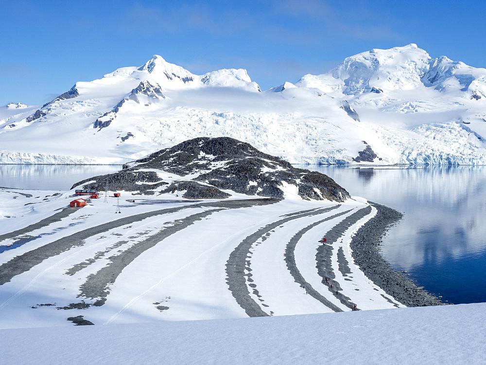 The Argentine Research Station Camara on Half Moon Island, South Shetland Islands, Antarctica, Polar Regions