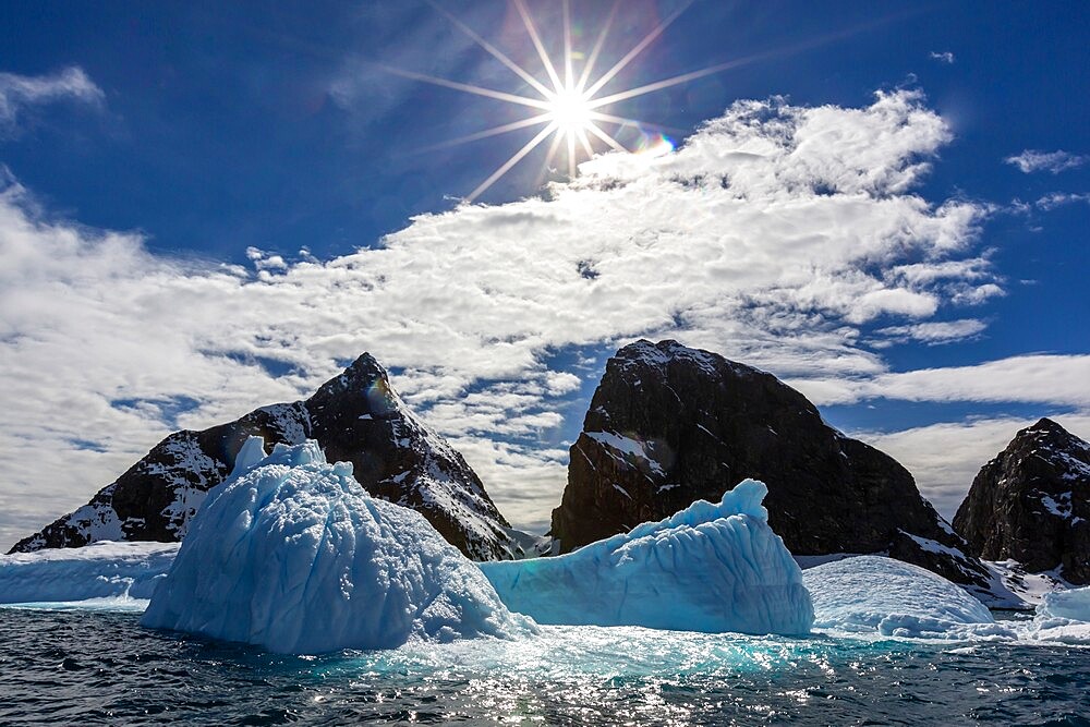 Large iceberg off the shore of Astrolabe Island, Bransfield Strait, Trinity Peninsula, Antarctica, Polar Regions