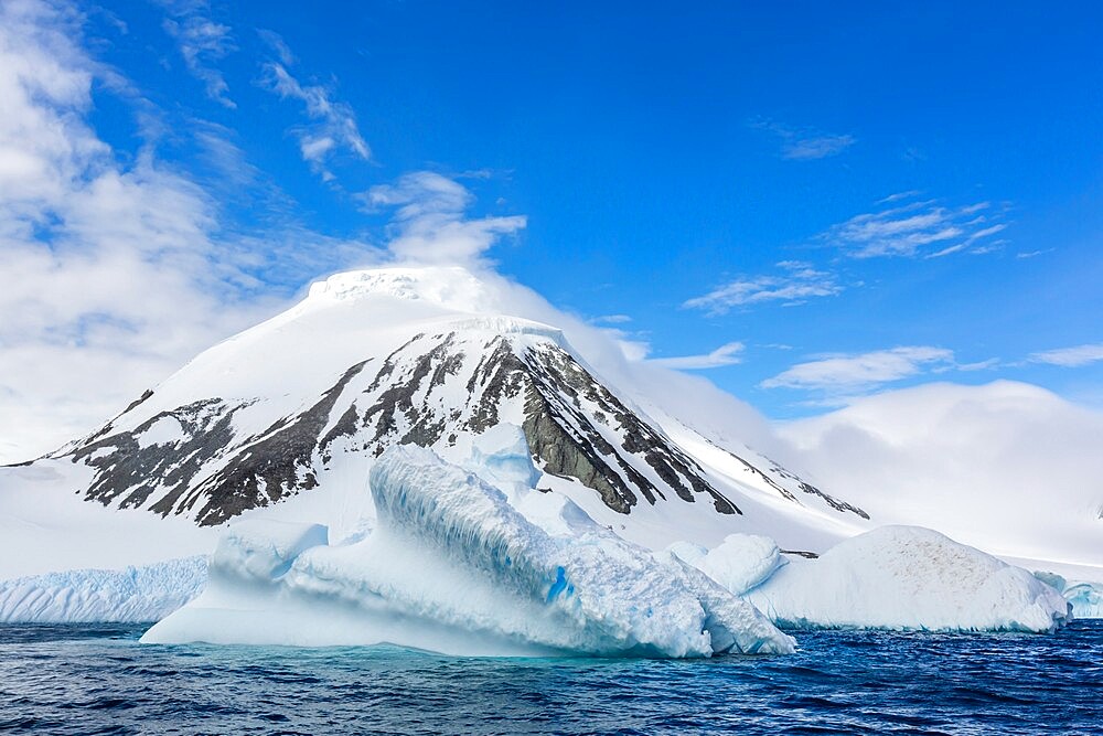 Large iceberg off the shore of Astrolabe Island, Bransfield Strait, Trinity Peninsula, Antarctica, Polar Regions