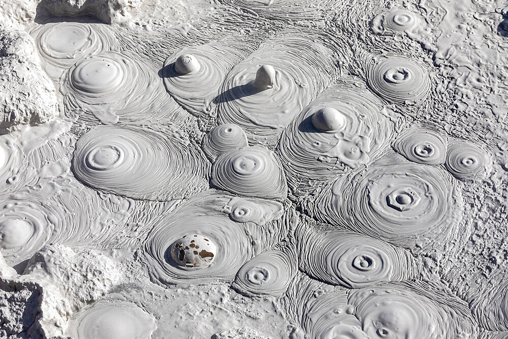 Boiling mud pots in the Eduardo Avaroa Andean Fauna National Reserve, Potosi Department, Bolivia, South America