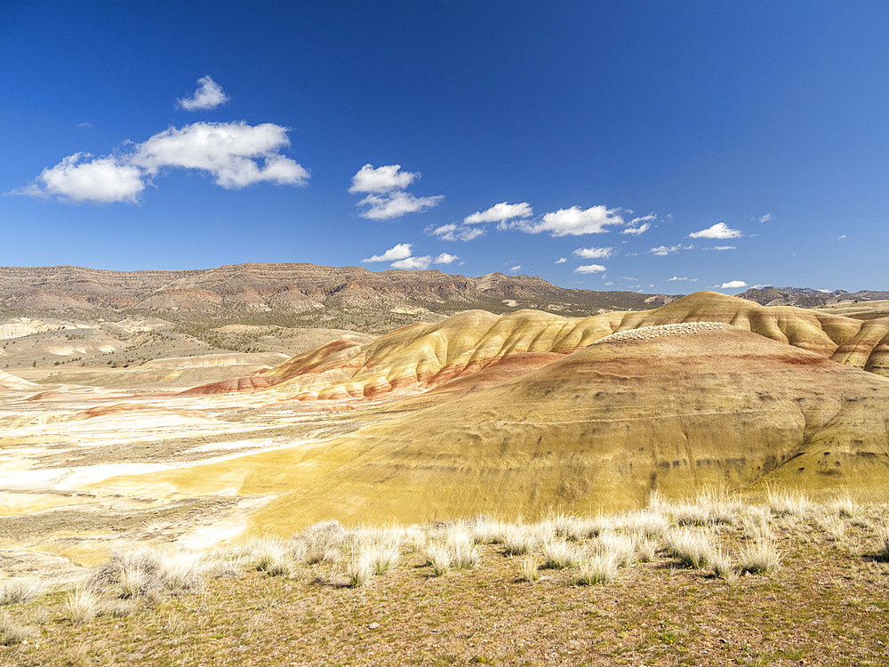 The Painted Hills, listed as one of the Seven Wonders of Oregon, John Day Fossil Beds National Monument, Oregon, United States of America, North America