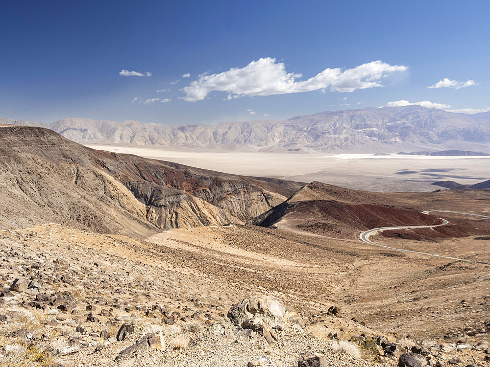 A view of the eastern portion of Death Valley National Park, California, United States of America, North America