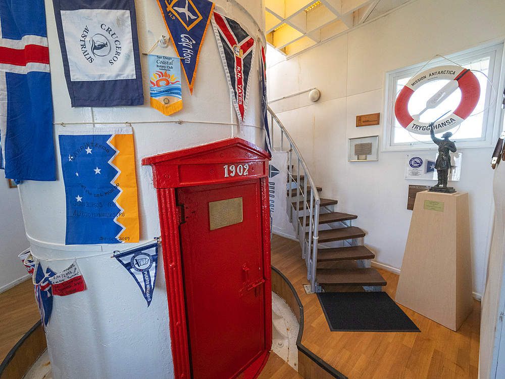 Interior view of the Cape Horn lighthouse at Cape Horn, Cabo de Hornos National Park, Hornos Island, Chile, South America