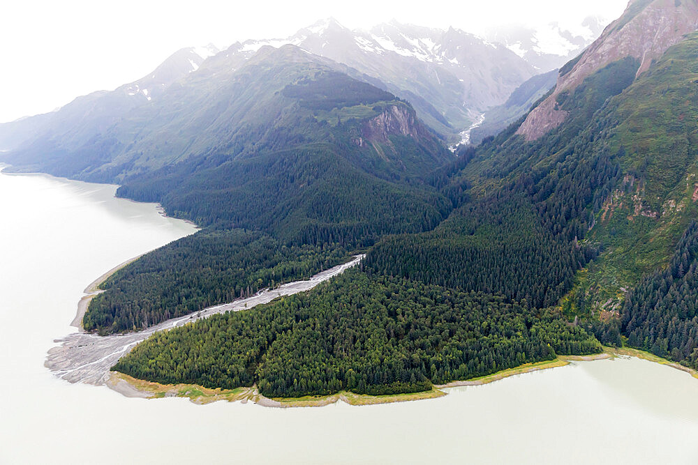 Flight seeing from Haines over the Fair-weather Range in Glacier Bay National Park, Southeast Alaska, USA.