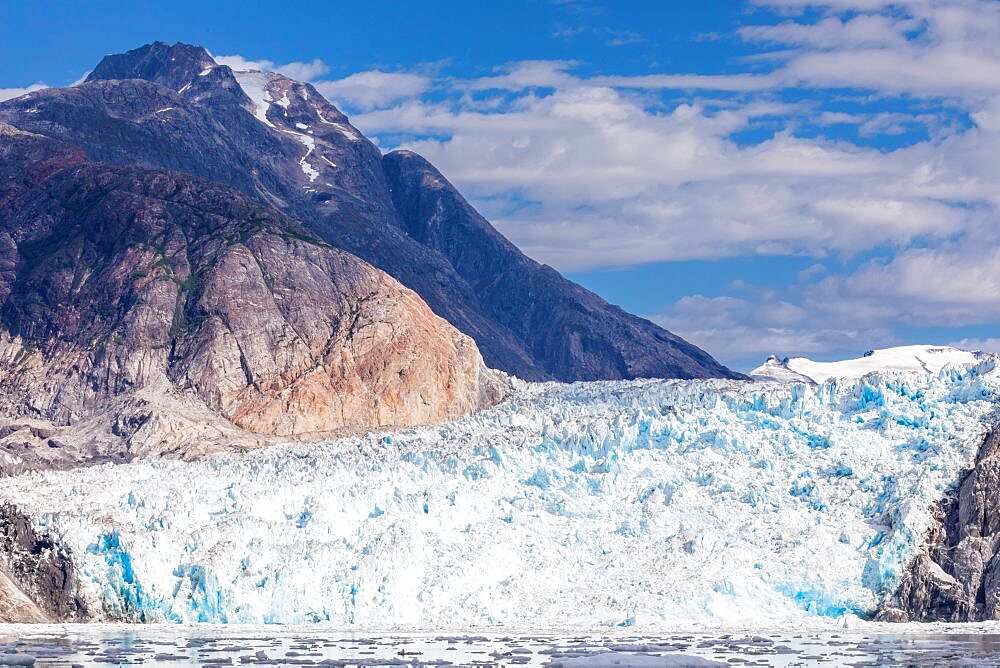 Ice calved from the South Sawyer Glacier in Tracy Arm-Fords Terror Wilderness, Southeast Alaska, USA.