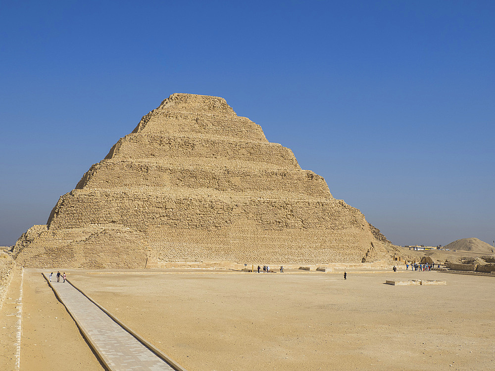 Step Pyramid of Djoser, dating from circa 2700 BC, part of the Memphite Necropolis, UNESCO World Heritage Site, Egypt, North Africa Africa