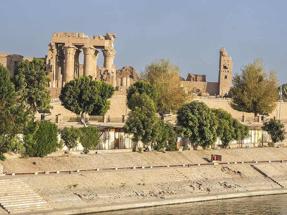 The Temple of Kom Ombo, constructed during the Ptolemaic dynasty, 180 BCE to 47 BCE, Kom Ombo, Egypt, North Africa, Africa