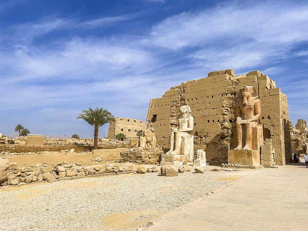 The Karnak Temple Complex, comprises a vast mix of temples, pylons, chapels, and other buildings, UNESCO World Heritage Site, near Luxor, Thebes, Egypt, North Africa, Africa