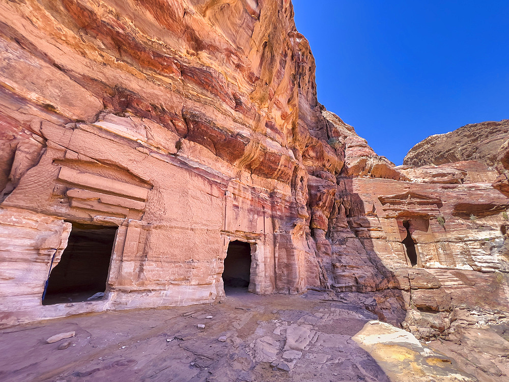 The Temple of the Winged Lions, Petra Archaeological Park, UNESCO World Heritage Site, one of the New Seven Wonders of the World, Petra, Jordan, Middle East