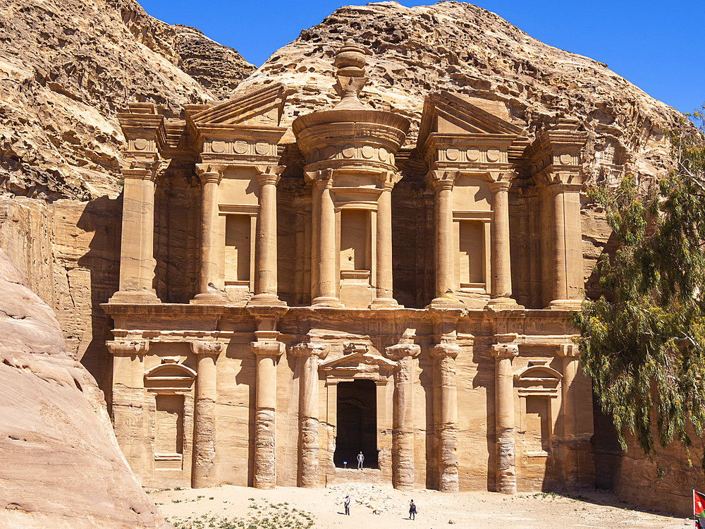 The Petra Monastery (Al Dayr), Petra Archaeological Park, UNESCO World Heritage Site, one of the New Seven Wonders of the World, Petra, Jordan, Middle East