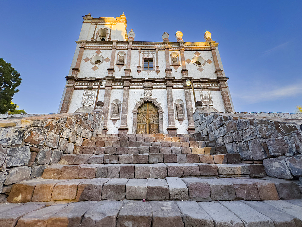 Mission San Ignacio Kadakaaman, founded by Jesuit missionaries in 1728, Baja California Sur, Sea of Cortez, Mexico, North America