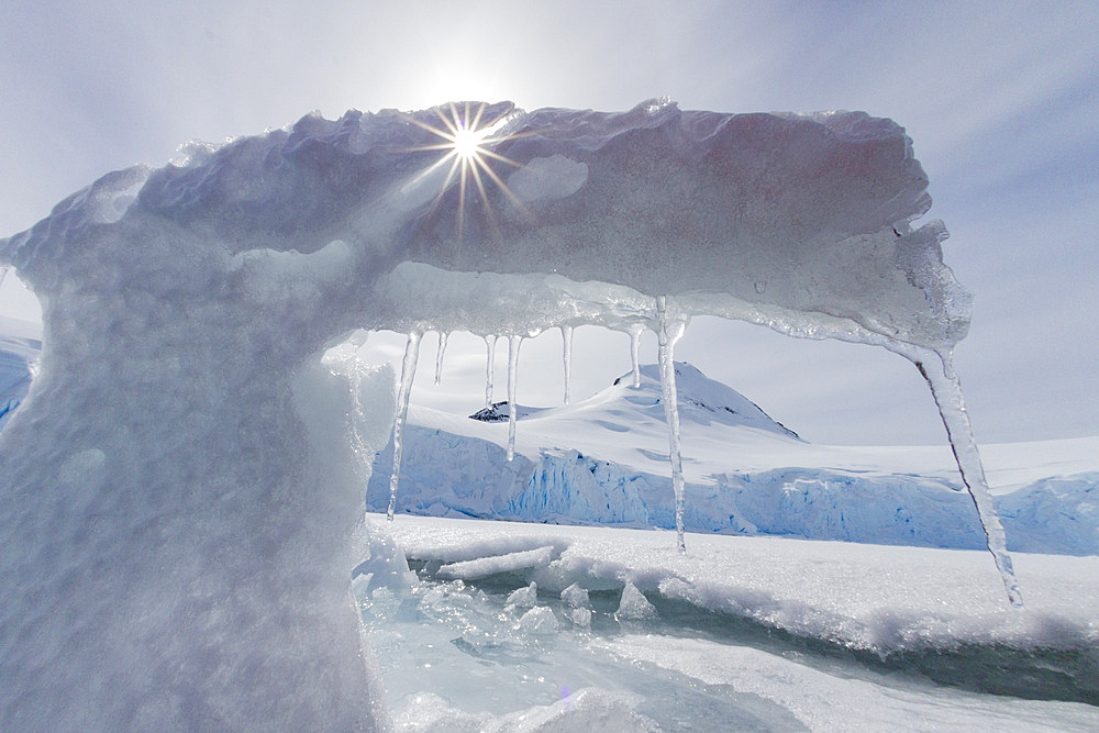 Ice formation detail in Antarctica, Southern Ocean, Polar Regions