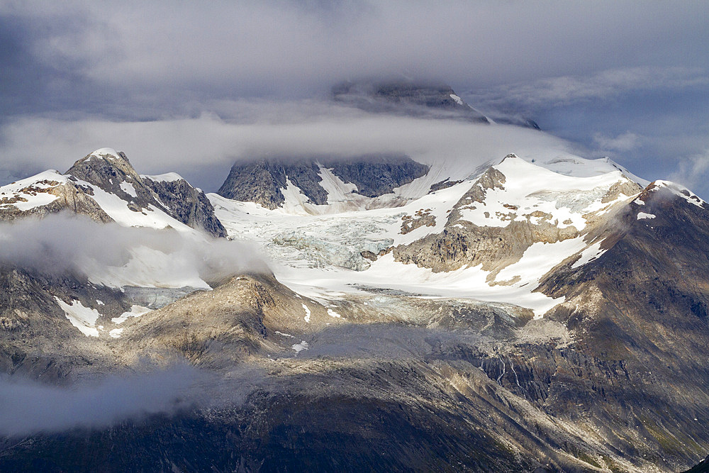 A view of Tarr Inlet in Glacier Bay National Park and Preserve, UNESCO World Heritage Site, Southeast Alaska, United States of America, North America