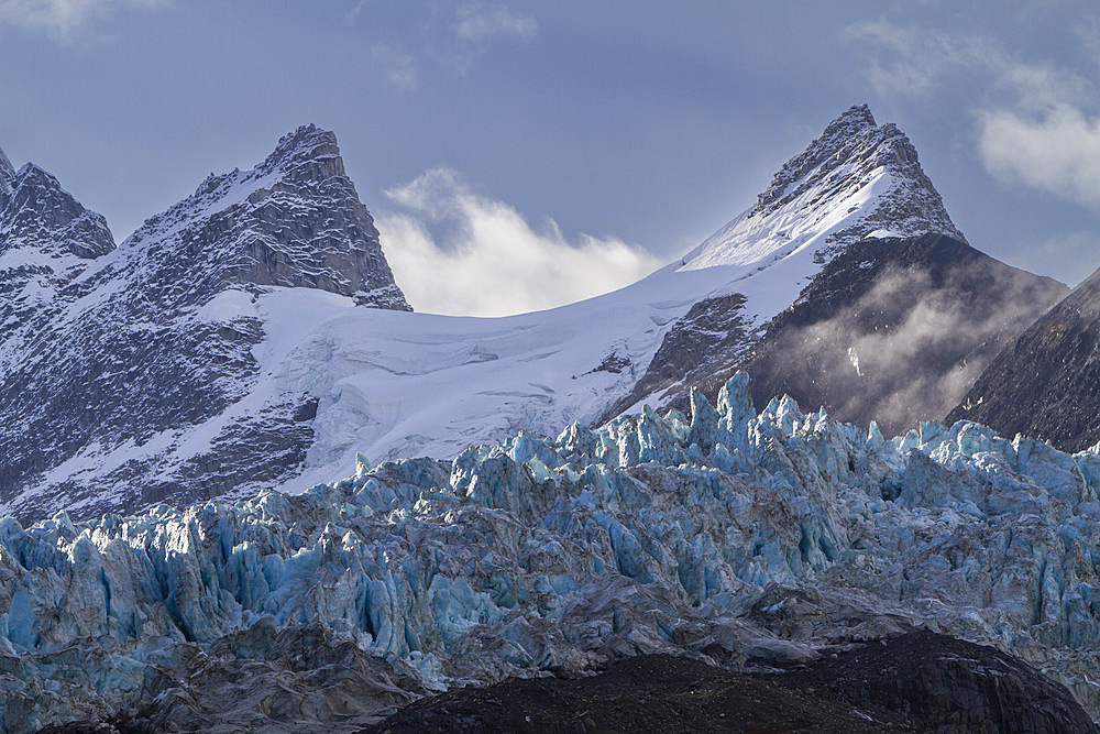 A view in Glacier Bay National Park and Preserve, UNESCO World Heritage Site, Southeast Alaska, United States of America, North America