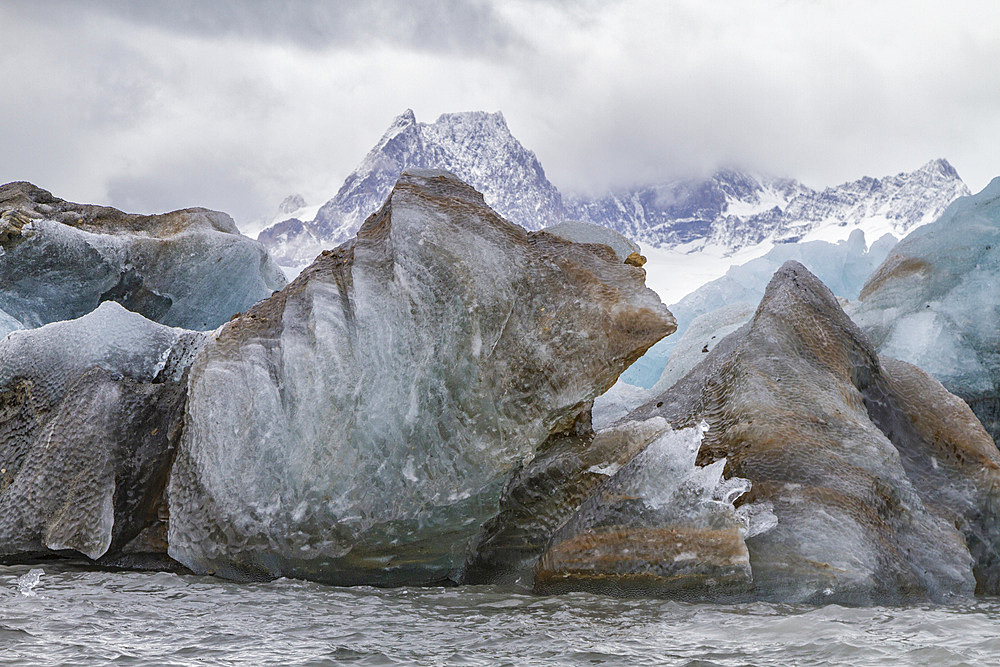 Ice in all of its myriad forms in the Svalbard Archipelago, Norway, Arctic, Europe