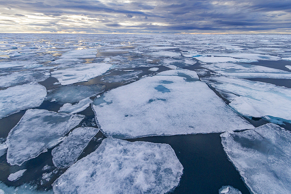 Ice in all of its myriad forms in the Svalbard Archipelago, Norway, Arctic, Europe