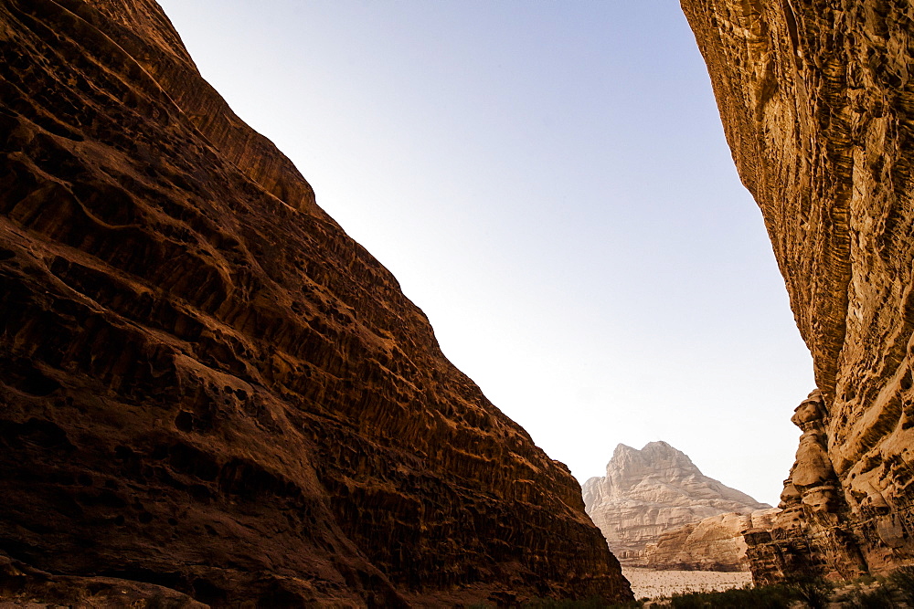 Rock formation, Wadi Rum, Jordan, Middle East