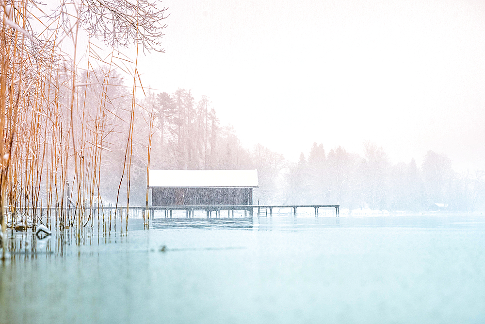 Winter at Lake Starnberg, Tutzing, Germany