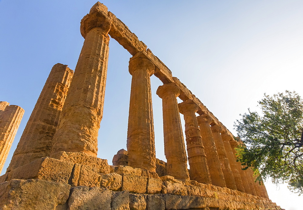 Ruins at the Temple of Juno, Sicily, Italy