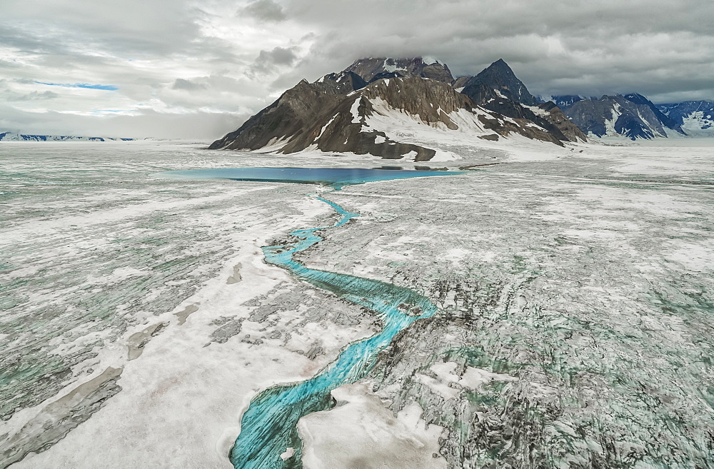 Glaciers and mountains of Kluane National Park and Reserve, near Haines Junction, Yukon, Canada