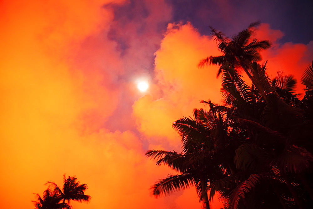 May 2018 eruption, Leilani Estates subdivision, East Rift Zone Kilauea Volcano, Big Island of Hawaii, Pahoa, Island of Hawaii, Hawaii, United States of America