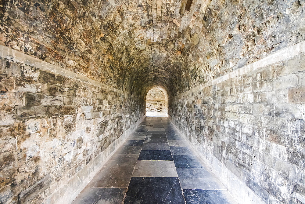 Passage in the Doan Mon, the main gate to the palatial complex of later Le Emperors in the Central Sector of the Imperial Citadel of Thang Long, Hanoi, Vietnam