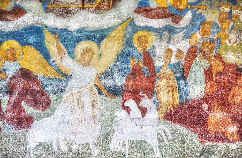 Fresco in the Church of St John the Baptist; Yaroslavl, Yaroslavl Oblast, Russia