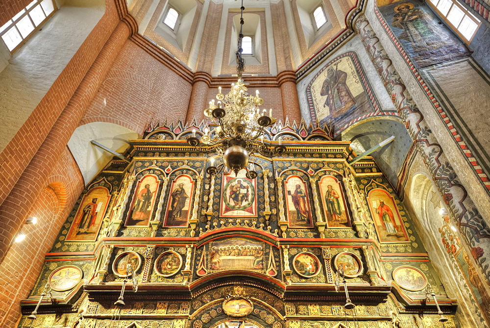 St Basil's Cathedral, interior view of altar; Moscow, Russia