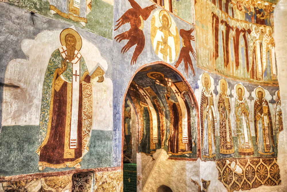 Fresco, Transfiguration Cathedral, Monastery of St Euthymius; Suzdal, Vladimir Oblast, Russia