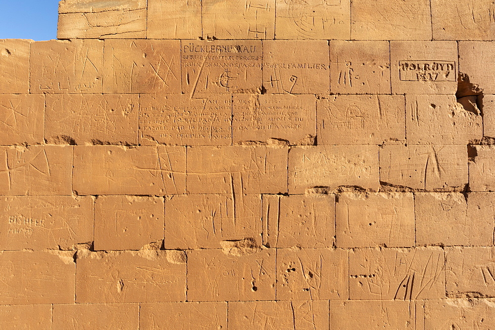 Inscriptions of the Prussian archaeological expedition in the Great Enclosure of Musawwarat es-Sufra; Northern State, Sudan