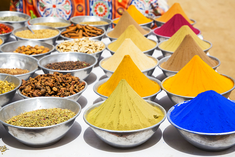 Spices, Nagaa Suhayi Gharb, Nubian Village; Aswan, Egypt