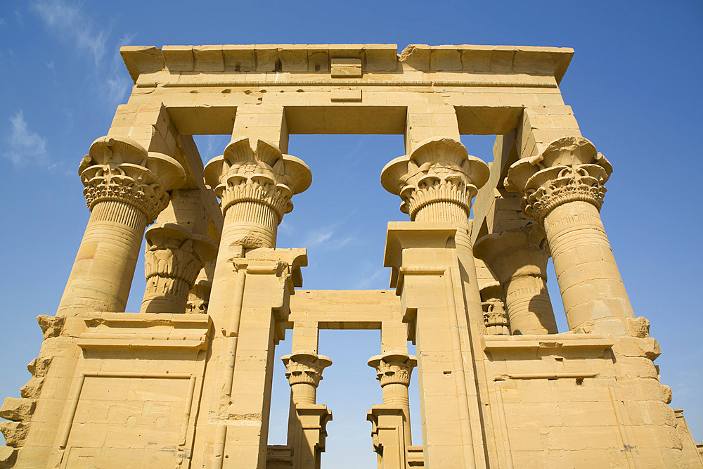 Kiosk of Trajan, Temple of Isis, UNESCO World Heritage Site; Philae Island, Aswan, Egypt