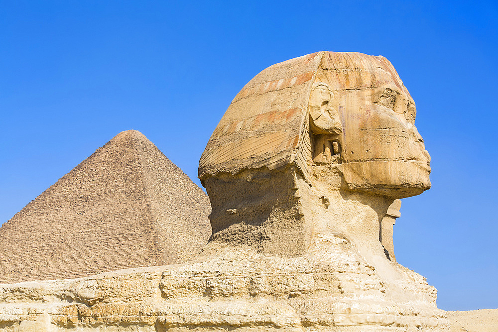 The Great Sphinx of Giza, UNESCO World Heritage Site; Giza, Egypt