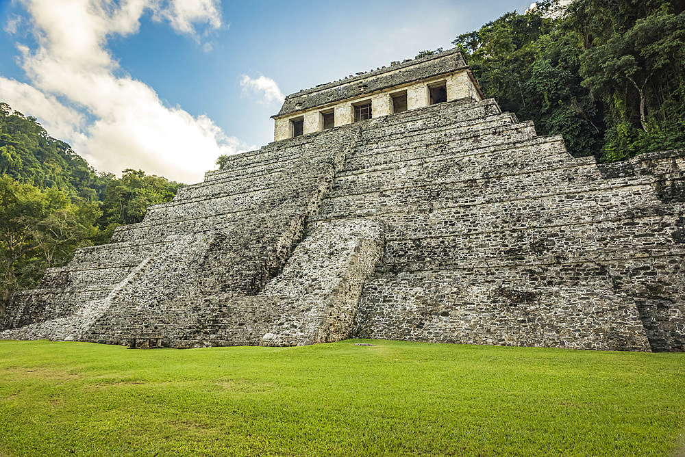 Temple of the Count ruins of the Maya city of Palenque; Chiapas, Mexico