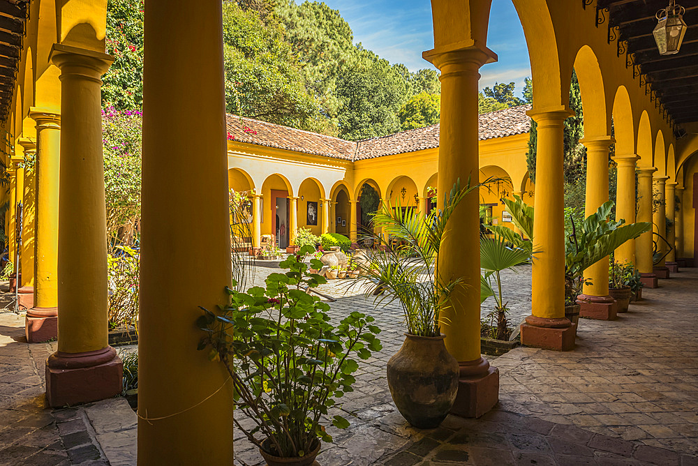 Casa Na Bolom, home of archeologist Frans Blom and photographer Gertrude Duby Blom; San Cristobal de las Casas, Chiapas, Mexico