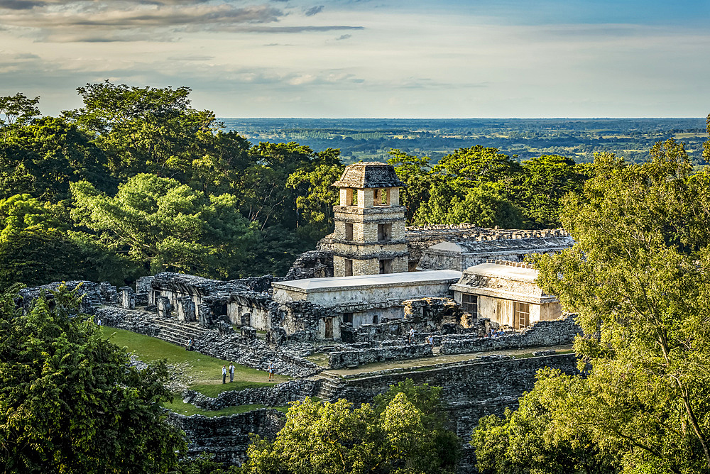 Temple of the Count ruins of the Maya city of Palenque; Chiapas, Mexico