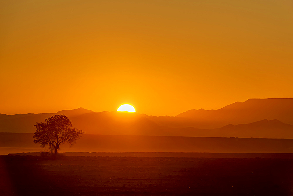 Sunrise in Aluvlei, Namib-Naukluft National Park; Namibia