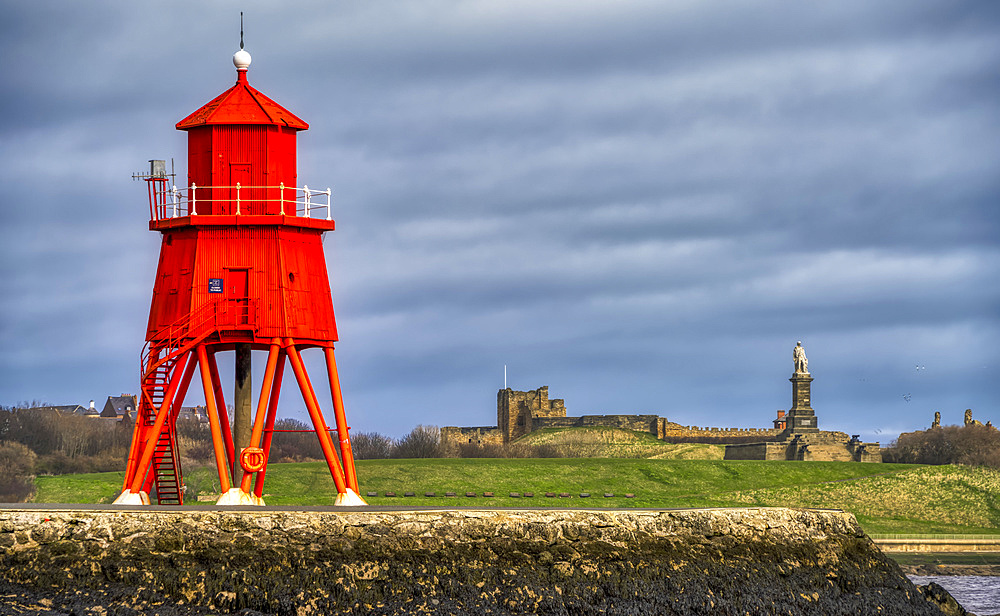 Herd Groyne Lighthouse; South Shields, Tyne and Wear, England