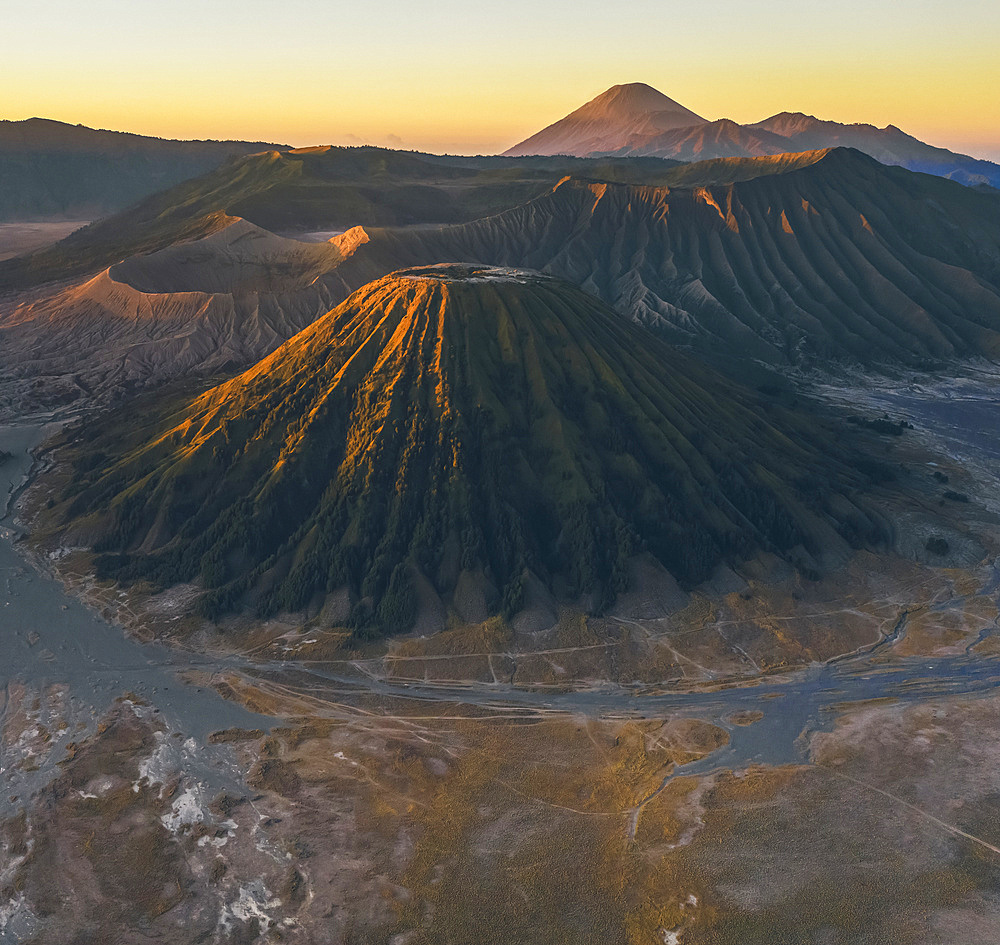 Bromo Tengger Semeru National Park at sunrise; Pasuruan, East Java, Indonesia