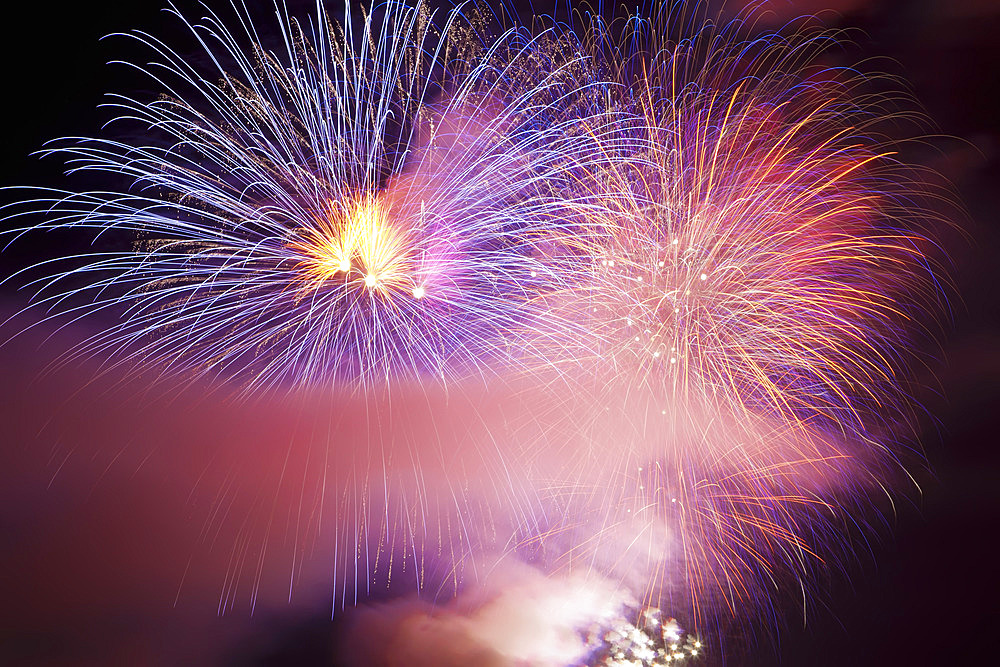 Celebration of Light Fireworks, English Bay, Vancouver, British Columbia, Canada