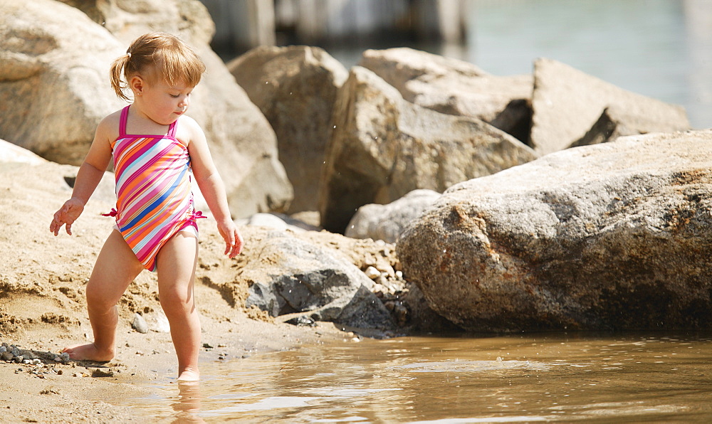 Child At The Beach