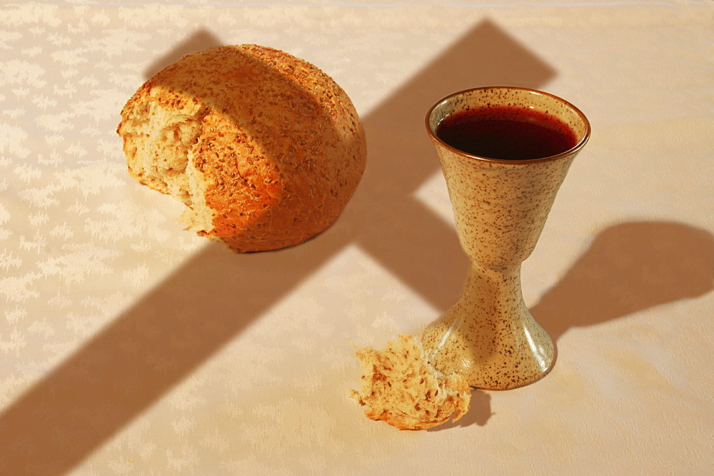 Communion Elements And The Cross