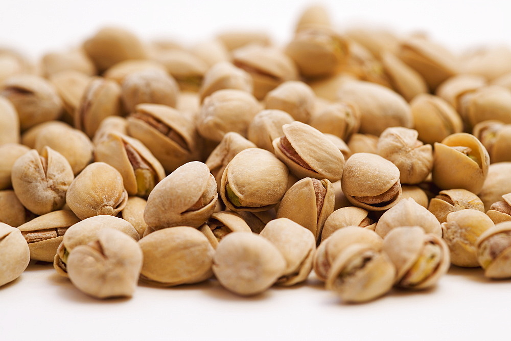 Group Of Pistachio Nuts